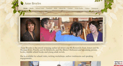 Desktop Screenshot of annebroyles.com